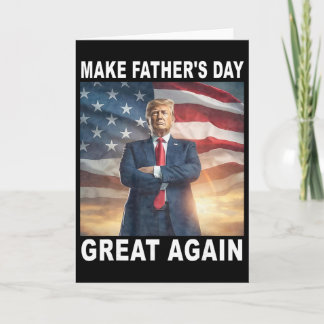 Tarjeta Diviértete Papá Trump Haz Que El Día Del Padre Sea