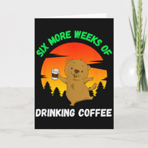 Tarjeta Diviértete Retro Día de la Marmota 2022 Meme, Bebi