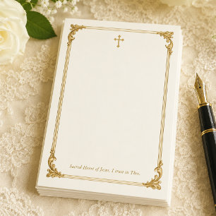 Tarjeta Divina Misericordia Sagrado Corazón de Oro Religio
