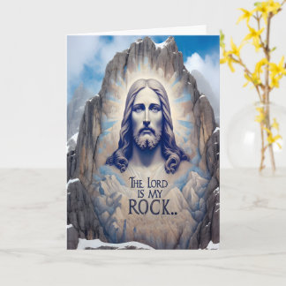 Tarjeta Divina presencia entre las montañas