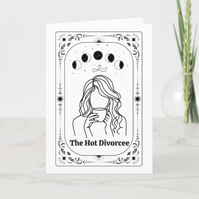 Tarjeta Divorciada Caliente Finalmente Libre Divorciada To (Anverso)