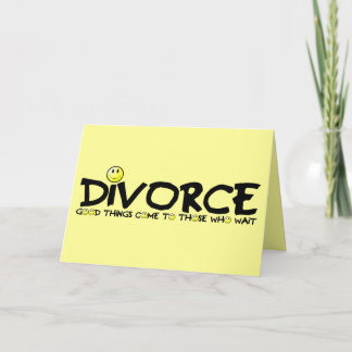 Tarjeta Divorcio ingenioso