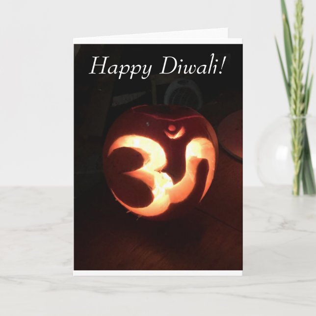 Tarjeta Diwali (Anverso)