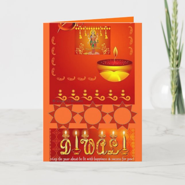 Tarjeta diwali (Anverso)