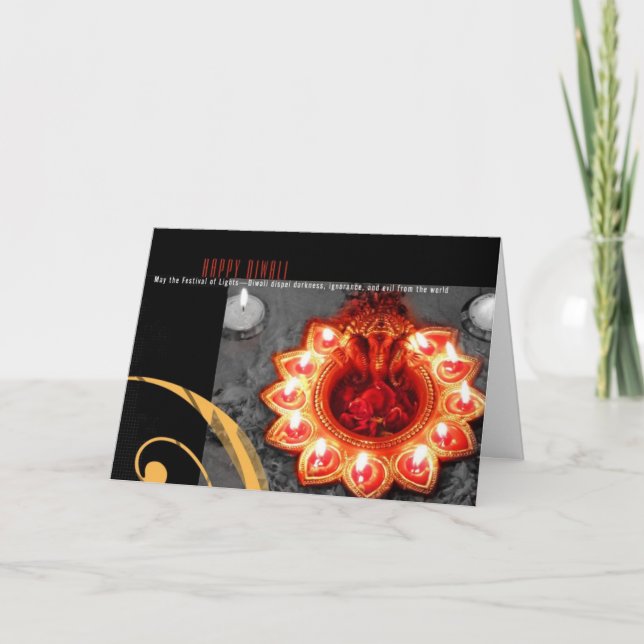 Tarjeta Diwali 1 (Anverso)