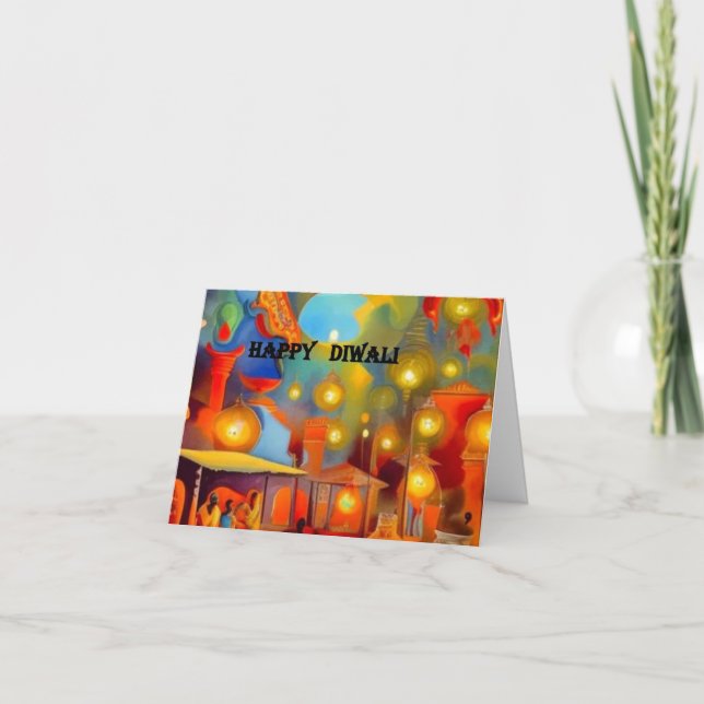 Tarjeta Diwali 6 (Anverso)
