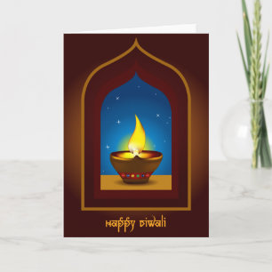 Tarjeta Diwali feliz