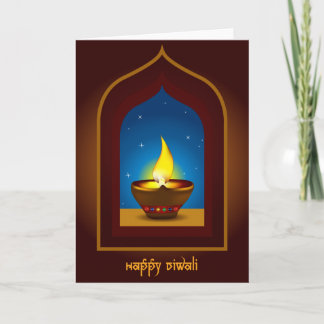 Tarjeta Diwali feliz