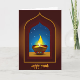 Tarjeta Diwali feliz