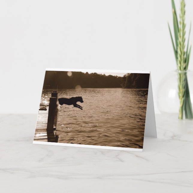 Tarjeta Dixie que salta de muelle (Anverso)