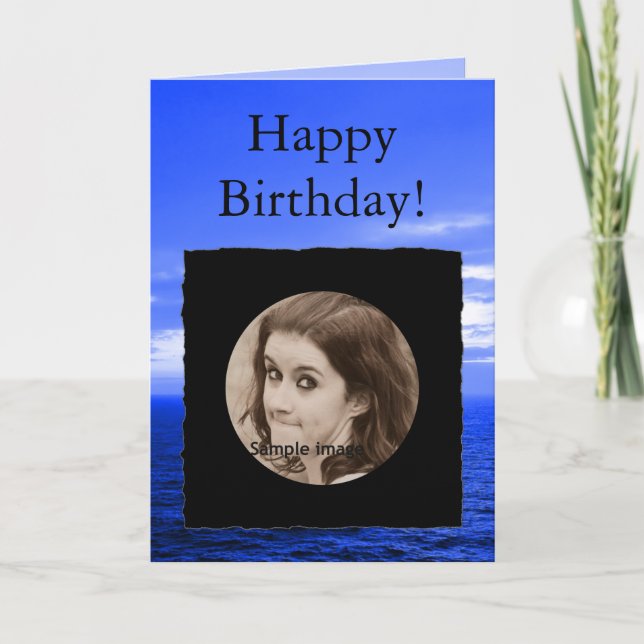 Tarjeta DIY Crea tu propia | Marco fotográfico personaliza (Anverso)