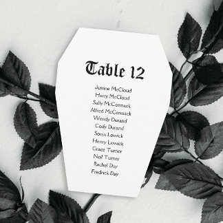 Tarjeta DIY de la tabla de asientos del Boda del f