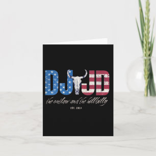 Tarjeta Dj Jd Montando con el Outlaw y Hillbilly Trump 20