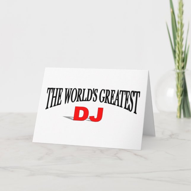 Tarjeta DJ más grande del mundo (Anverso)