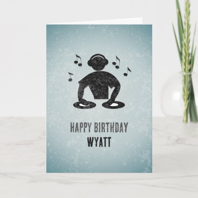 Tarjeta DJ / Músico - Gráfico de mezclado de sonido, su no (Anverso)