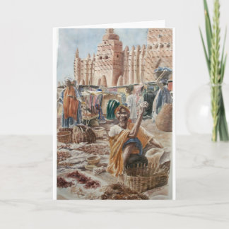 Tarjeta Djenne Marché