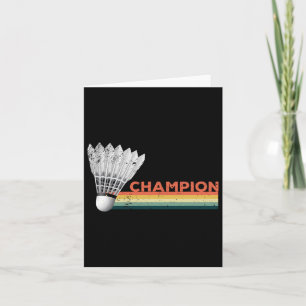 Tarjeta Dminton Player Champion