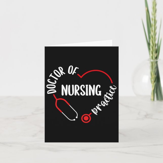 Tarjeta Dnp Apreciación Dnp Stethoscope Enfermera Dnp Esse (Anverso)