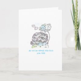 Tarjeta Do Not Be Afraid Little Flock