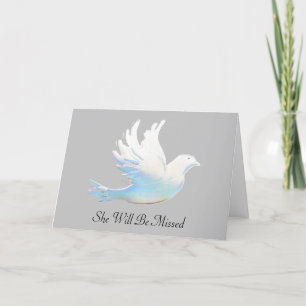 Tarjeta Do Not Stand at My Grave and Weep, Dove of Peace