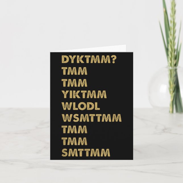 Tarjeta Do You Know The Muffin Man_ Dyktmm_ Funny Nostalgi (Anverso)