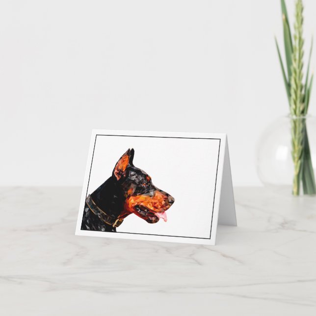 Tarjeta Doberman (Anverso)