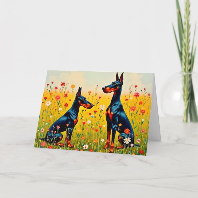 Tarjeta Doberman Blank (Anverso)