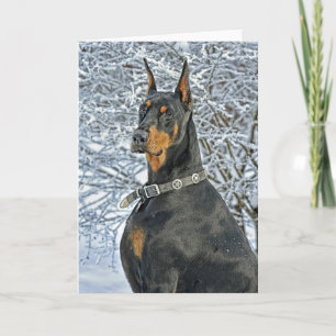 Tarjeta Doberman Fosty Day