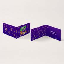 Tarjeta doblada de Halloween Truco o trato