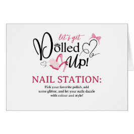 Tarjeta doblada de la estación de tren