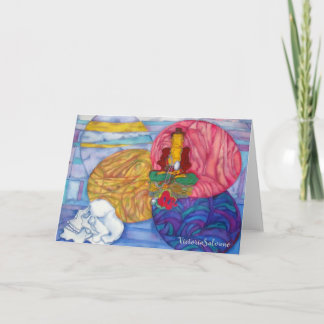 Tarjeta doblada de SUEÑOS DE BUDDHA