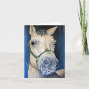 Tarjeta doblada Honey Horse