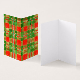 TARJETA DOBLADA MAC GREGOR TARTAN 3.5x2
