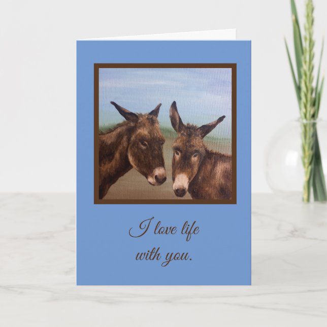 Tarjeta Doble burro (Anverso)