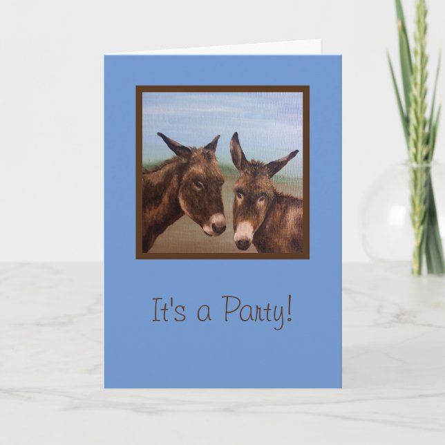 Tarjeta Doble burro (Anverso)