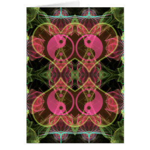 Tarjeta doble de amor y equilibrio