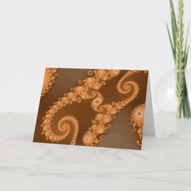 Tarjeta doble de saludos de Espresso (Anverso)