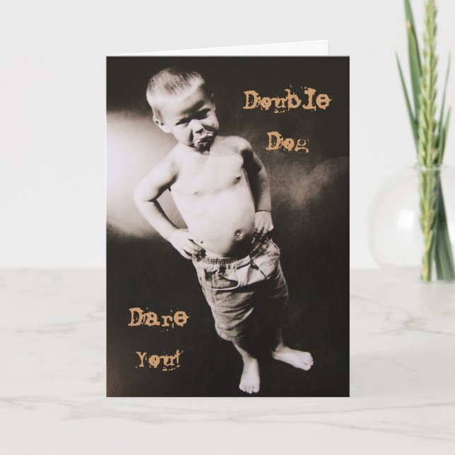 Tarjeta doble del día de madre del atrevimiento (Anverso)