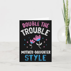 Tarjeta Doble el problema al estilo madre-hija madre