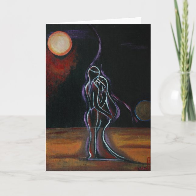 Tarjeta Doble flor (Anverso)