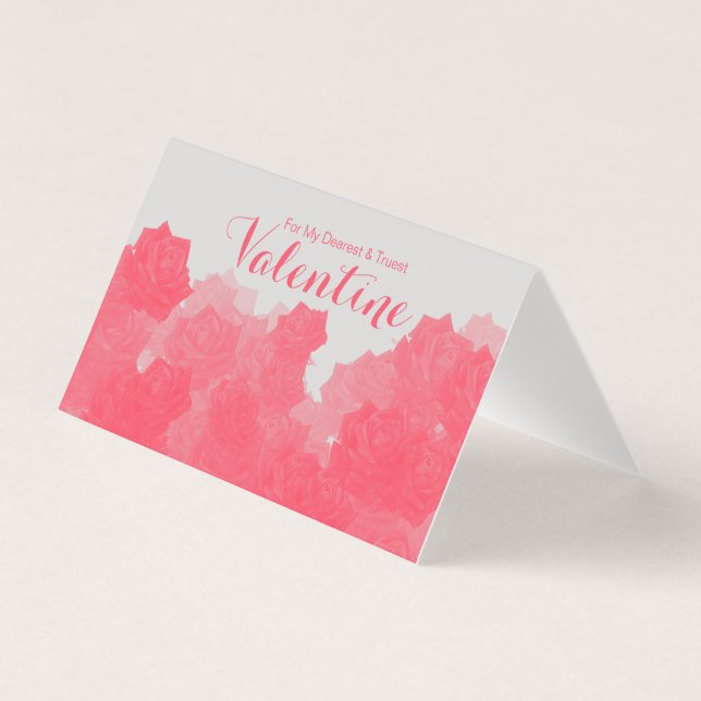 Tarjeta Doble Mate de San Valentín más Verdadero (Anverso)