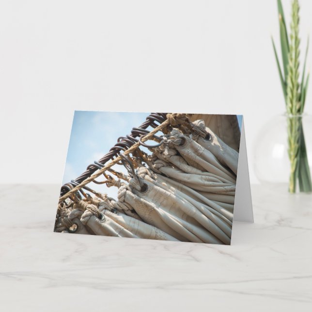 Tarjeta Dobleces de la vela (Anverso)