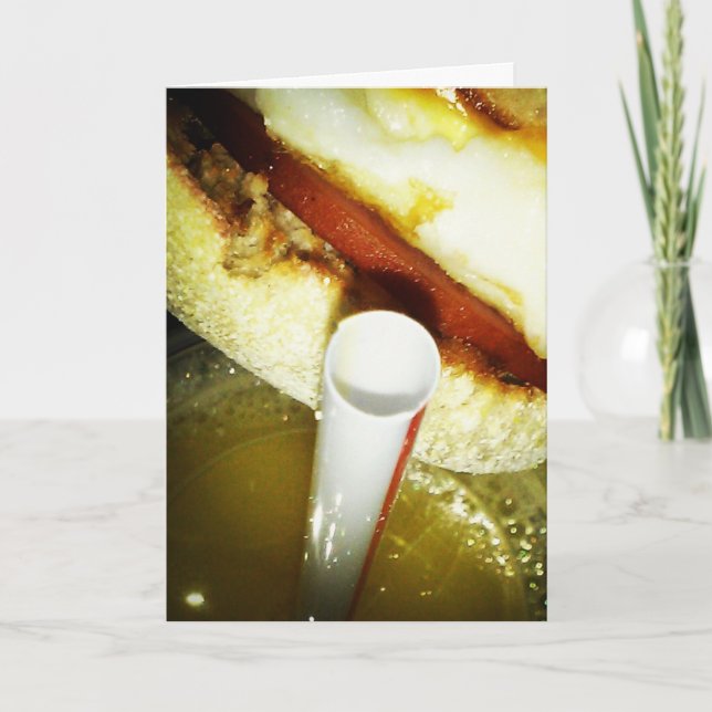 Tarjeta "Doc McMuffin": Get Well Card (Anverso)