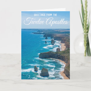 Tarjeta Doce Apóstoles Aeronáutica de Great Ocean Road