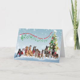 Tarjeta Doce perros de Navidades