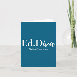 Tarjeta Doctora en educación edd diva doctorado mujeres
