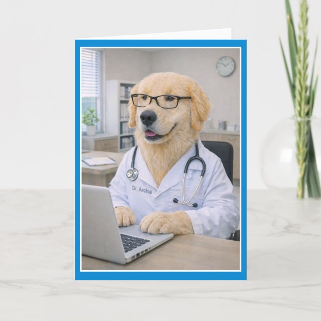 Tarjeta Doctor's Orders Get Well Card  COMA-1 (Anverso)