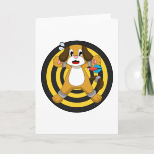 Tarjeta Dog Darts Dart Dartboard