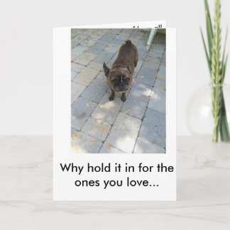 Tarjeta Dog Fart Card