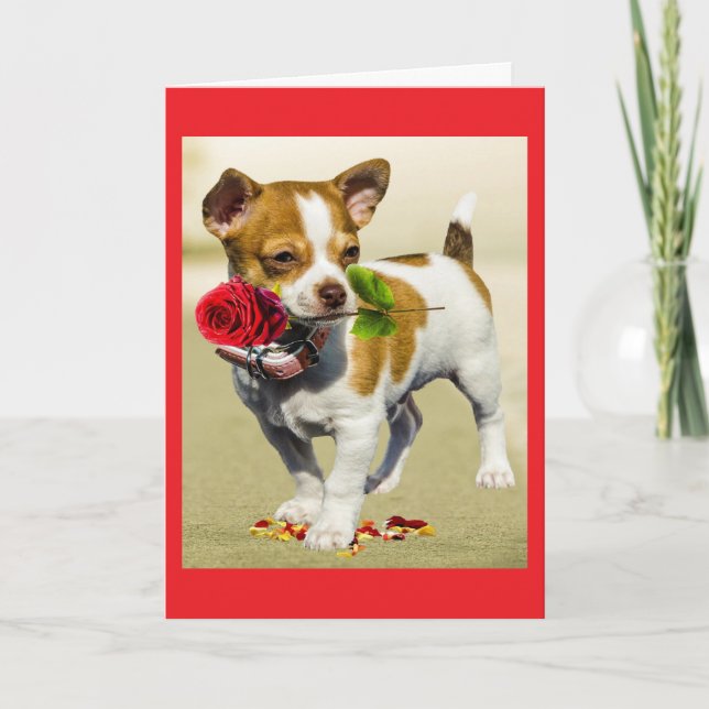 Tarjeta  Dog Mom Mother's Day Greeting Card (Anverso)